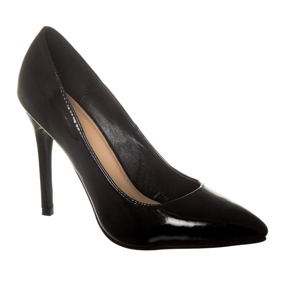 High Stiletto Heel Pointed Toe Court Shoe