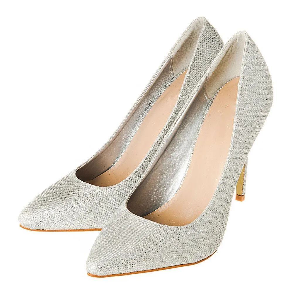 High Stiletto Heel Pointed Toe Court Shoe