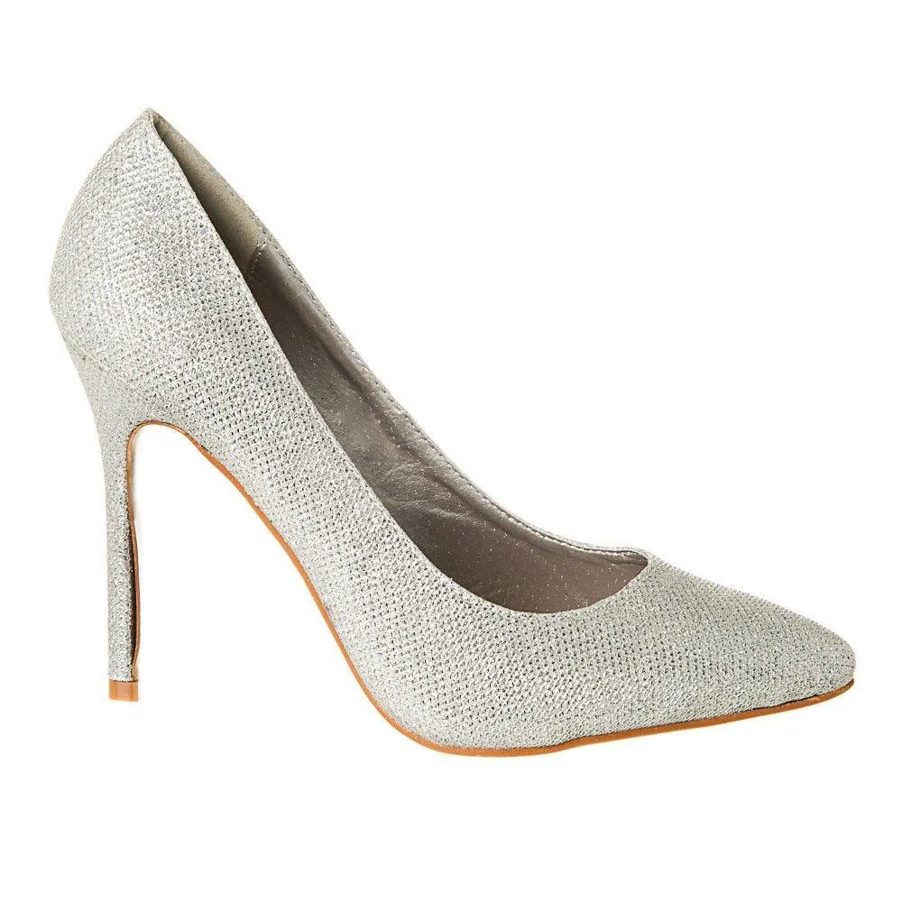 High Stiletto Heel Pointed Toe Court Shoe