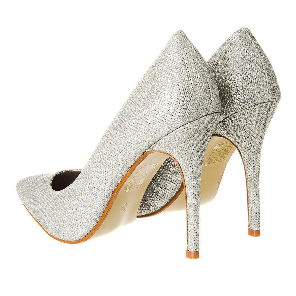 High Stiletto Heel Pointed Toe Court Shoe