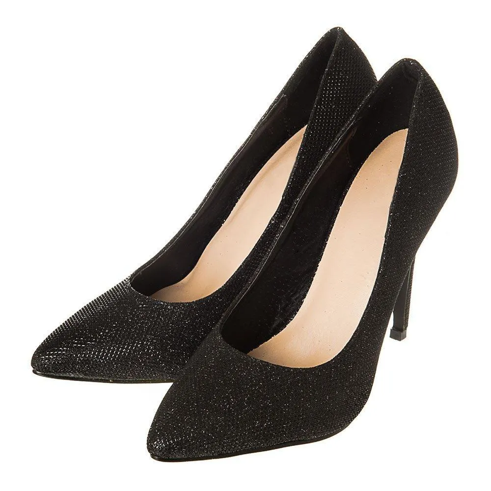 High Stiletto Heel Pointed Toe Court Shoe