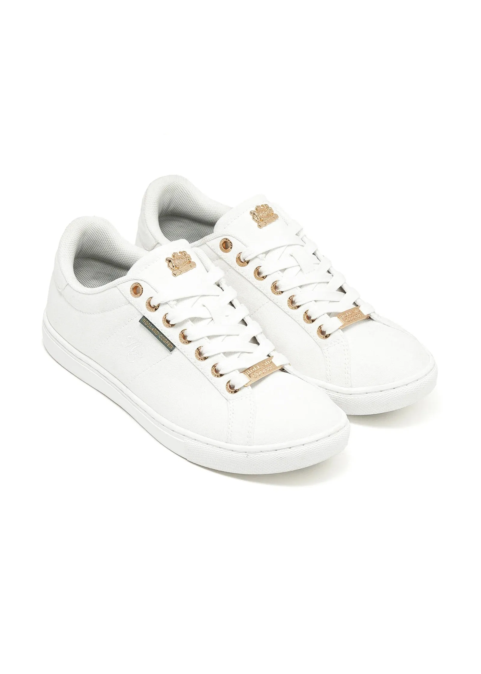 Holland Cooper Chelsea Court Ladies Trainer in White