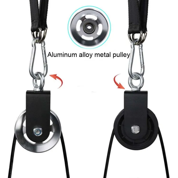 Homemade Fitness Equipment Home High Pull-Down Training Equipment Rally Triceps, Specification: 4.8cm Bell Plate Tray Set 1