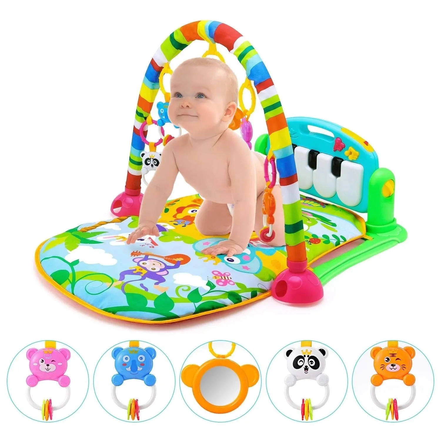 Huanger Piano Fitness Rack Playgym