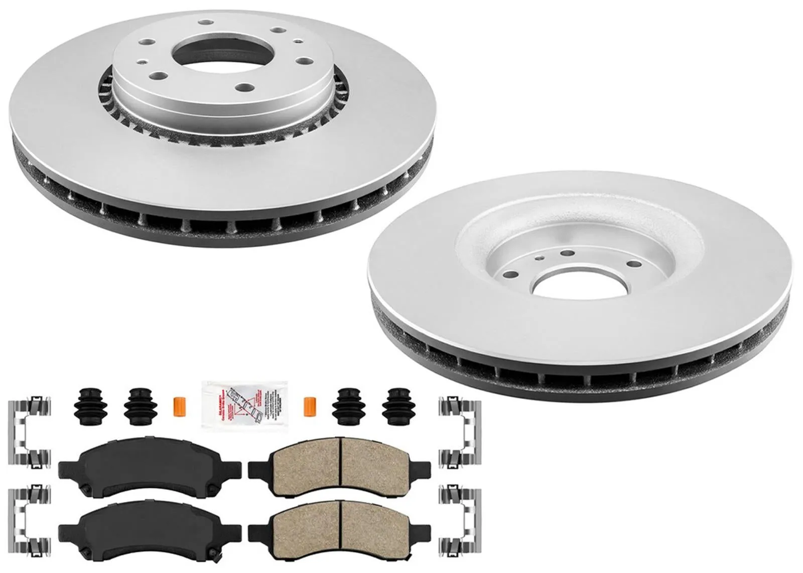 Improved Performance Disc Brake Rotors Pads Shoes for GM Trailblazer 5.3L 06-09