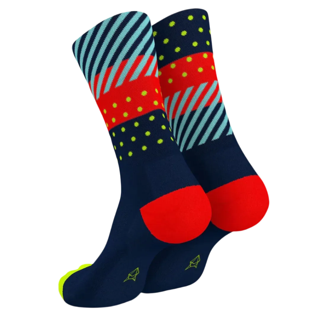 Incylence - Ultralight Wildness Long Sock - Navy Inferno