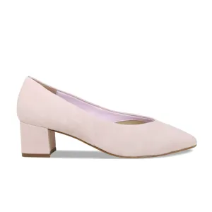 Ingrid: Blush Suede