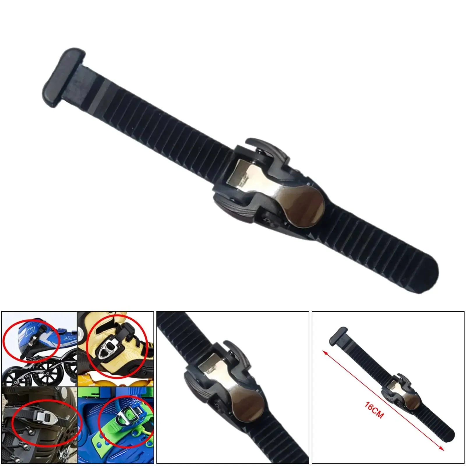 Inline Skate Shoes   Straps with Buckle Roller Skates Accessories  Fasten Tie Parts for Kids Adults Outdoor Skating