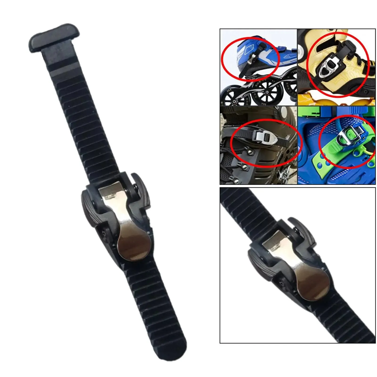 Inline Skate Shoes   Straps with Buckle Roller Skates Accessories  Fasten Tie Parts for Kids Adults Outdoor Skating