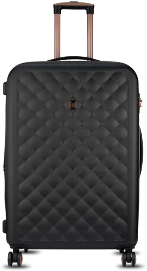 it luggage Fashionista PC Suitcase |Expandable Large | 8 Wheel Trolley |16-1646A-08 |Black 69cm