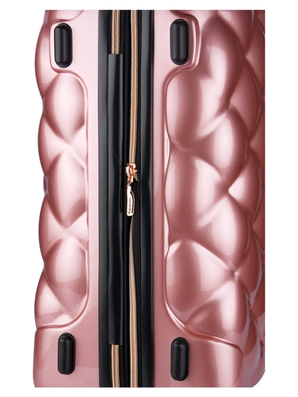 It Luggage St.Tropez Polycarbonate Hard Sided Suitcase  in Dark Champagne 29.3,26.8,21.5,14.1 Set of 3 Inches 25% Expansion and 8 Wheel Trolley Bag