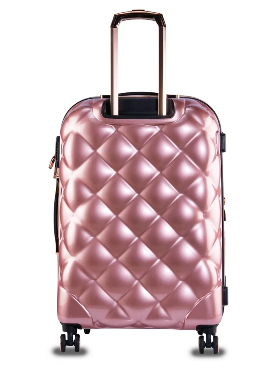 It Luggage St.Tropez Polycarbonate Hard Sided Suitcase  in Dark Champagne 29.3,26.8,21.5,14.1 Set of 3 Inches 25% Expansion and 8 Wheel Trolley Bag