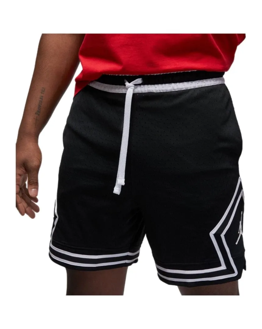 Jordan Dri-Fit Diamond Shorts - Black / White