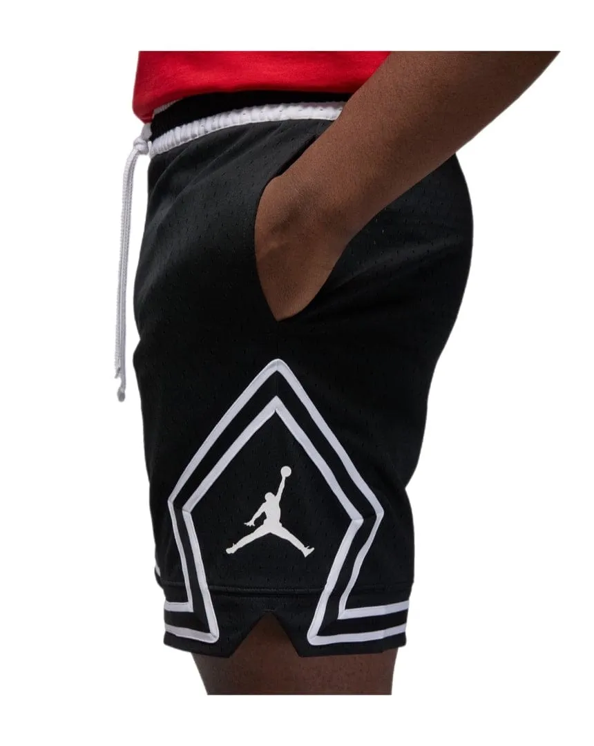 Jordan Dri-Fit Diamond Shorts - Black / White