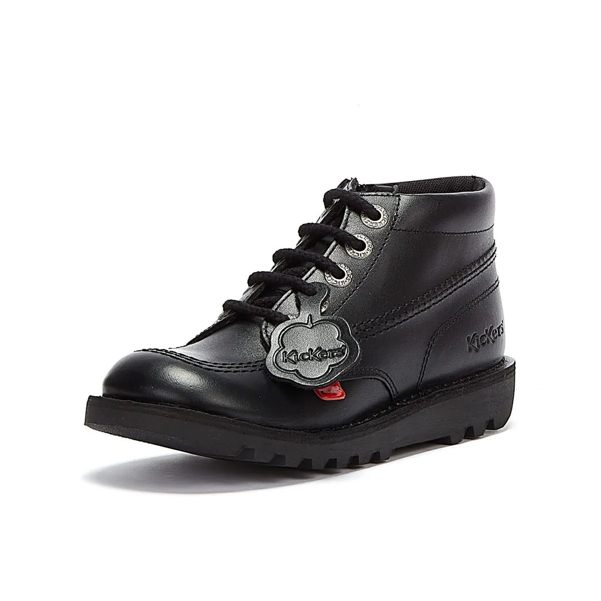 Kickers Kick Hi Zip Junior Black Boots