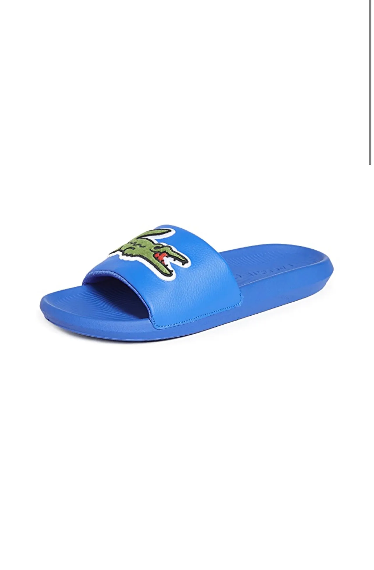 LACOSTE BIG GATOR SLIDES MENS - ROYAL BLUE