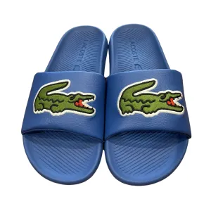 LACOSTE BIG GATOR SLIDES MENS - ROYAL BLUE