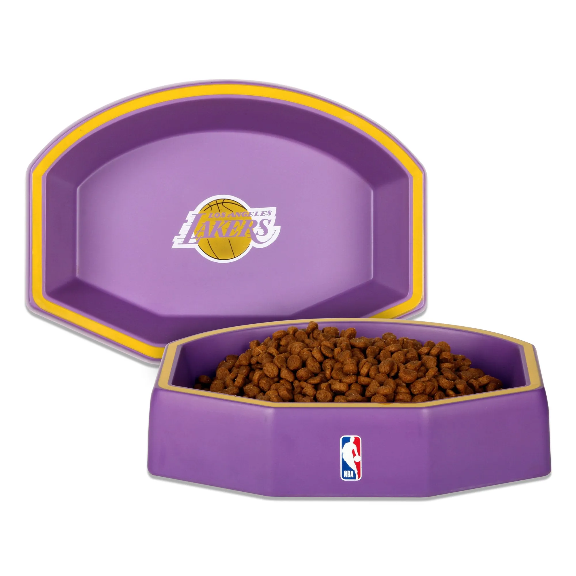 LOS ANGELES LAKERS BACKBOARD DOG BOWL