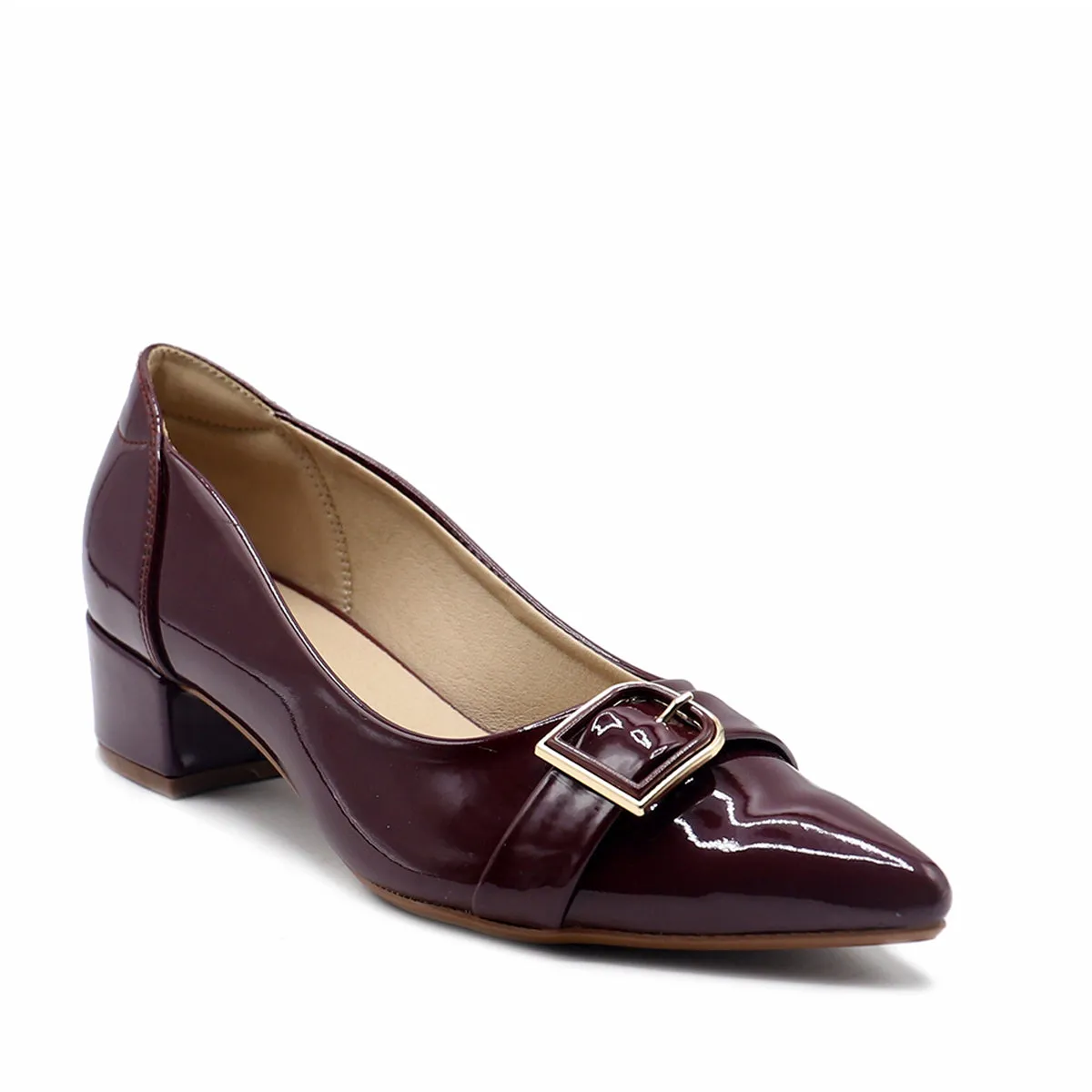 Maroon Formal Court Shoes 085470