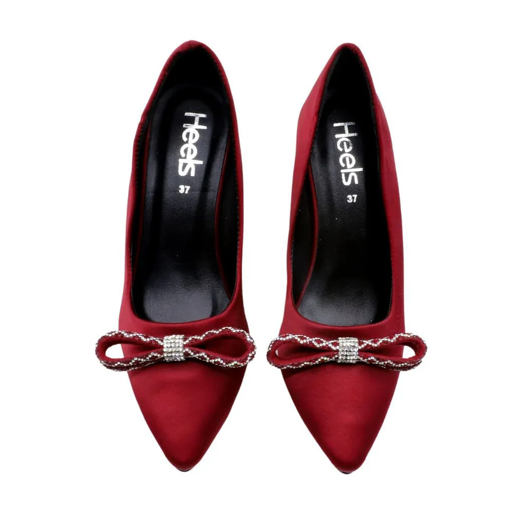 Maroon Formal Court Shoes L00850022