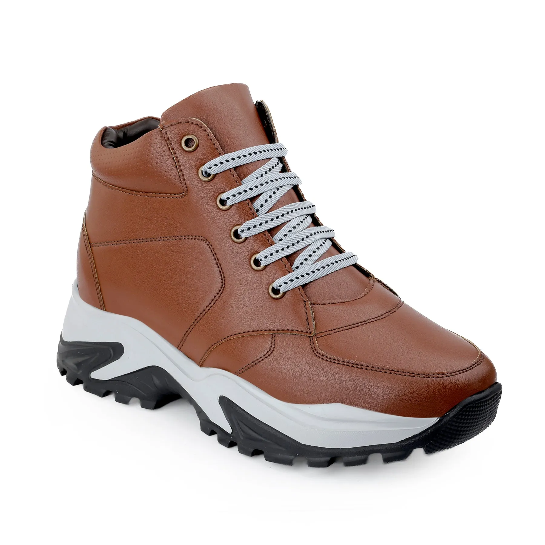 Men's 3 Inch Hidden Height Increasing Casual Outdoor Sneakers Boot