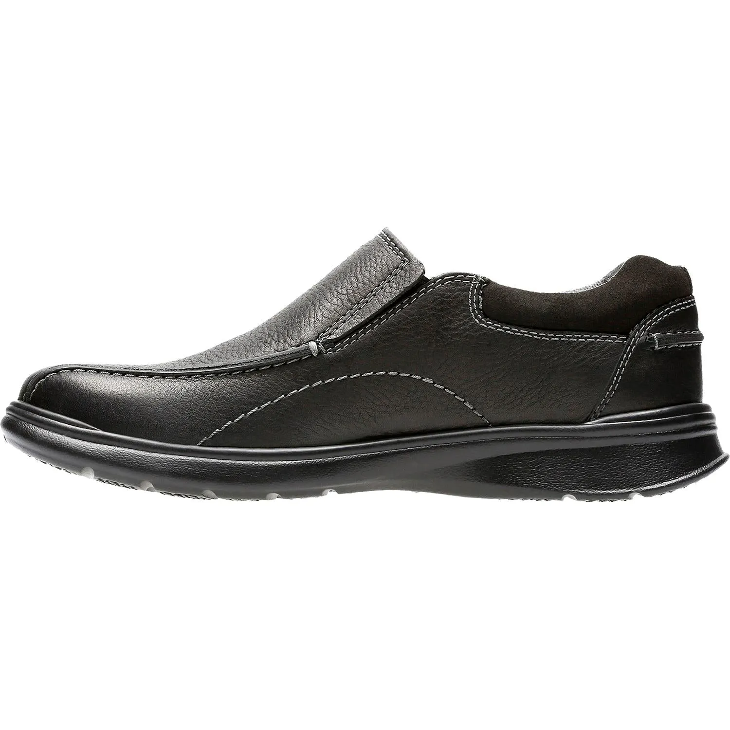 Men's Clarks Cotrell Step Black Leather