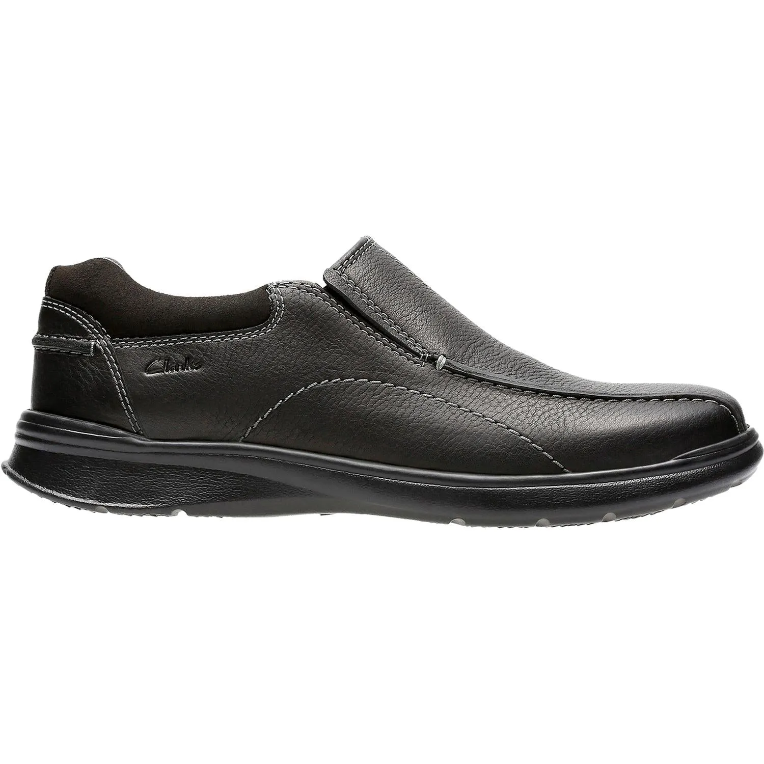 Men's Clarks Cotrell Step Black Leather