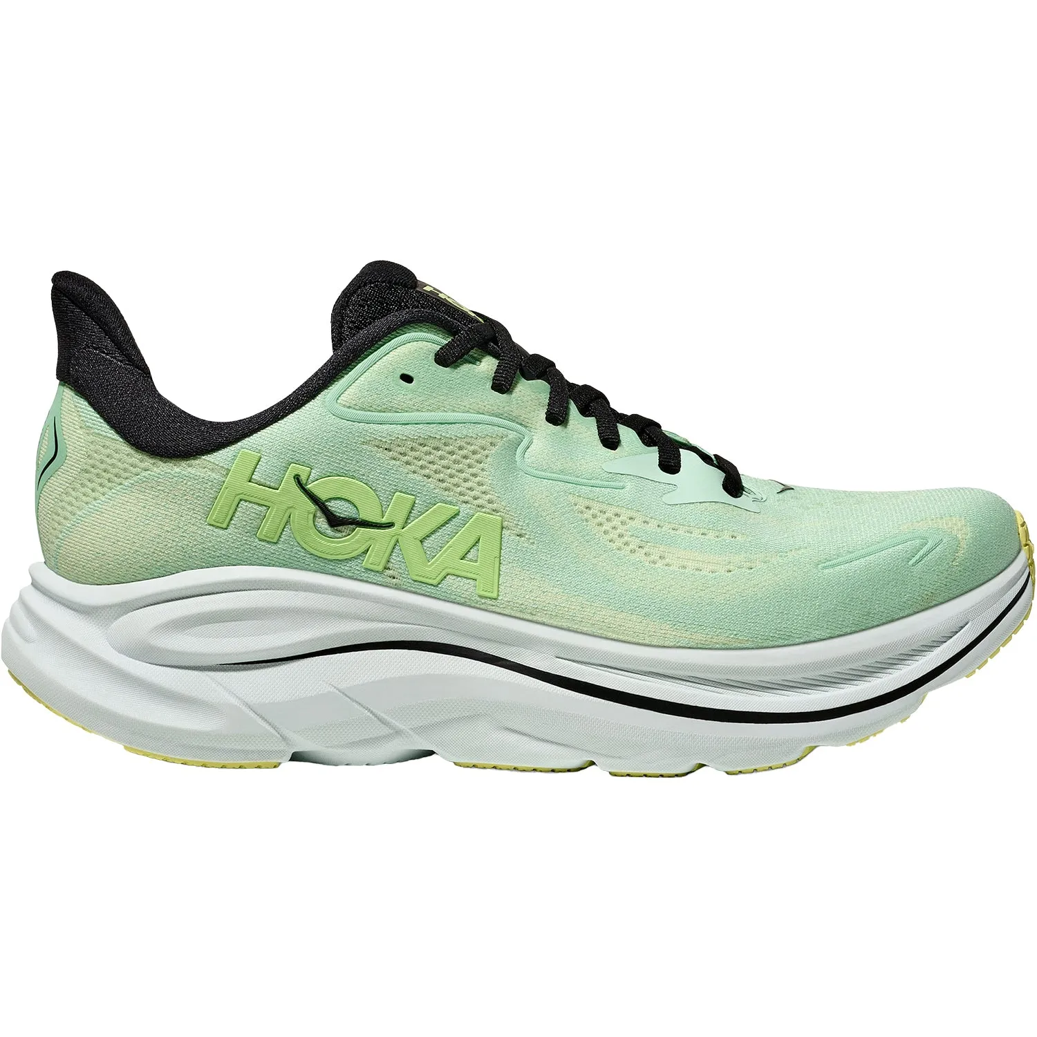 Men's Hoka Clifton 10 Mint Flourite/Luna Moth Mesh