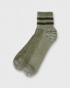 Merino Activity Quarter Socks in Moss