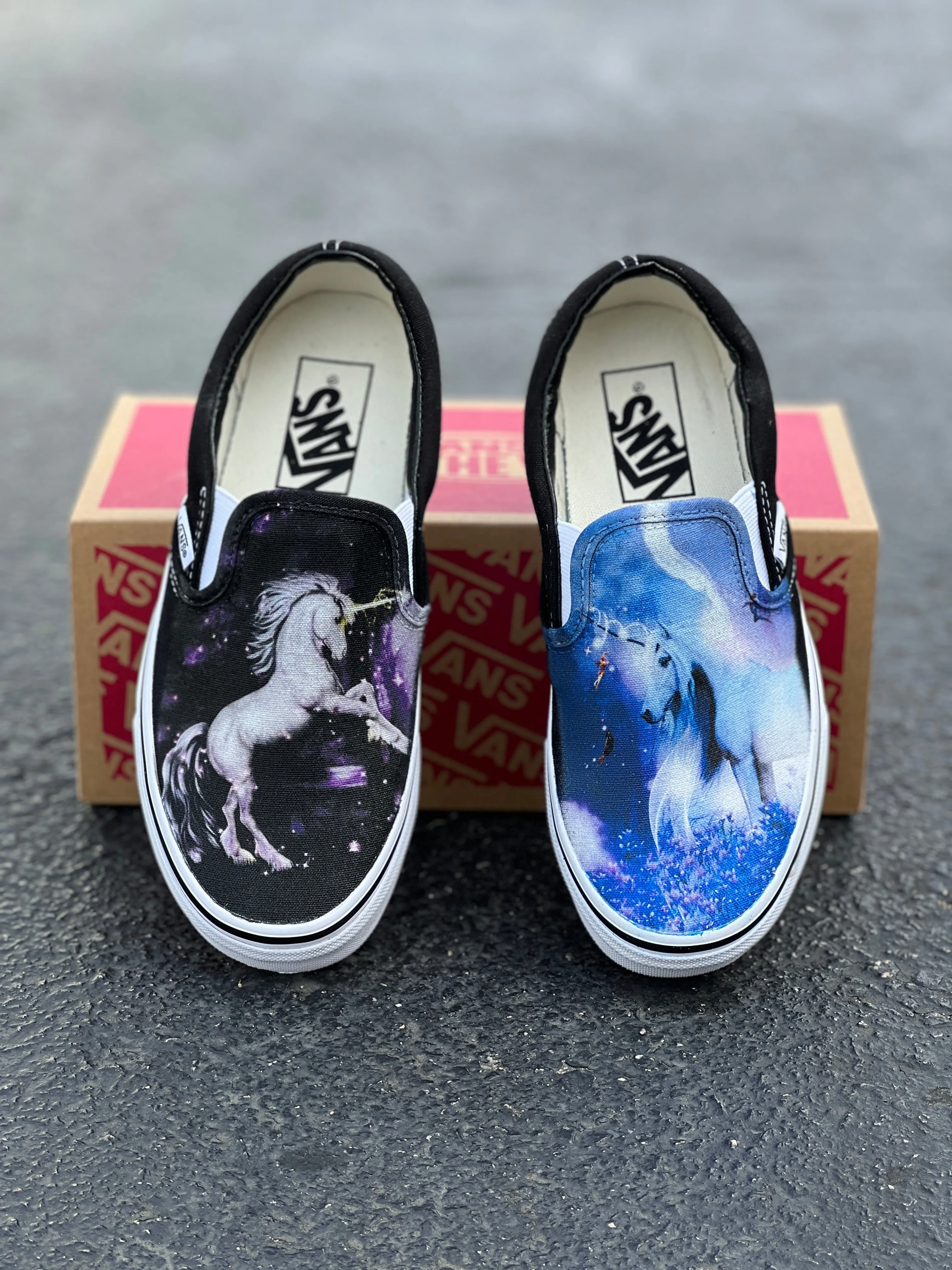 Mystical Unicorn Custom Slip Ons