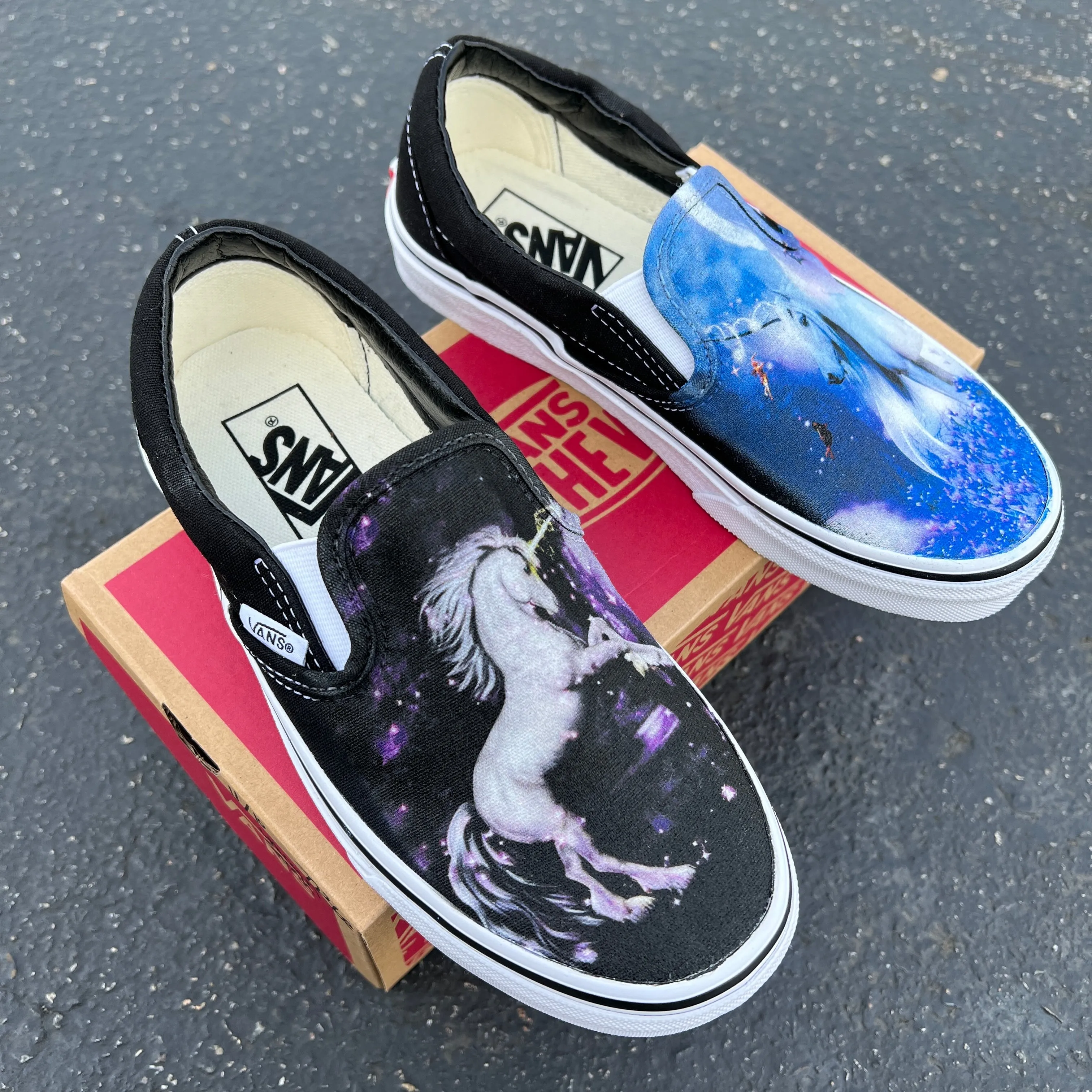 Mystical Unicorn Custom Slip Ons