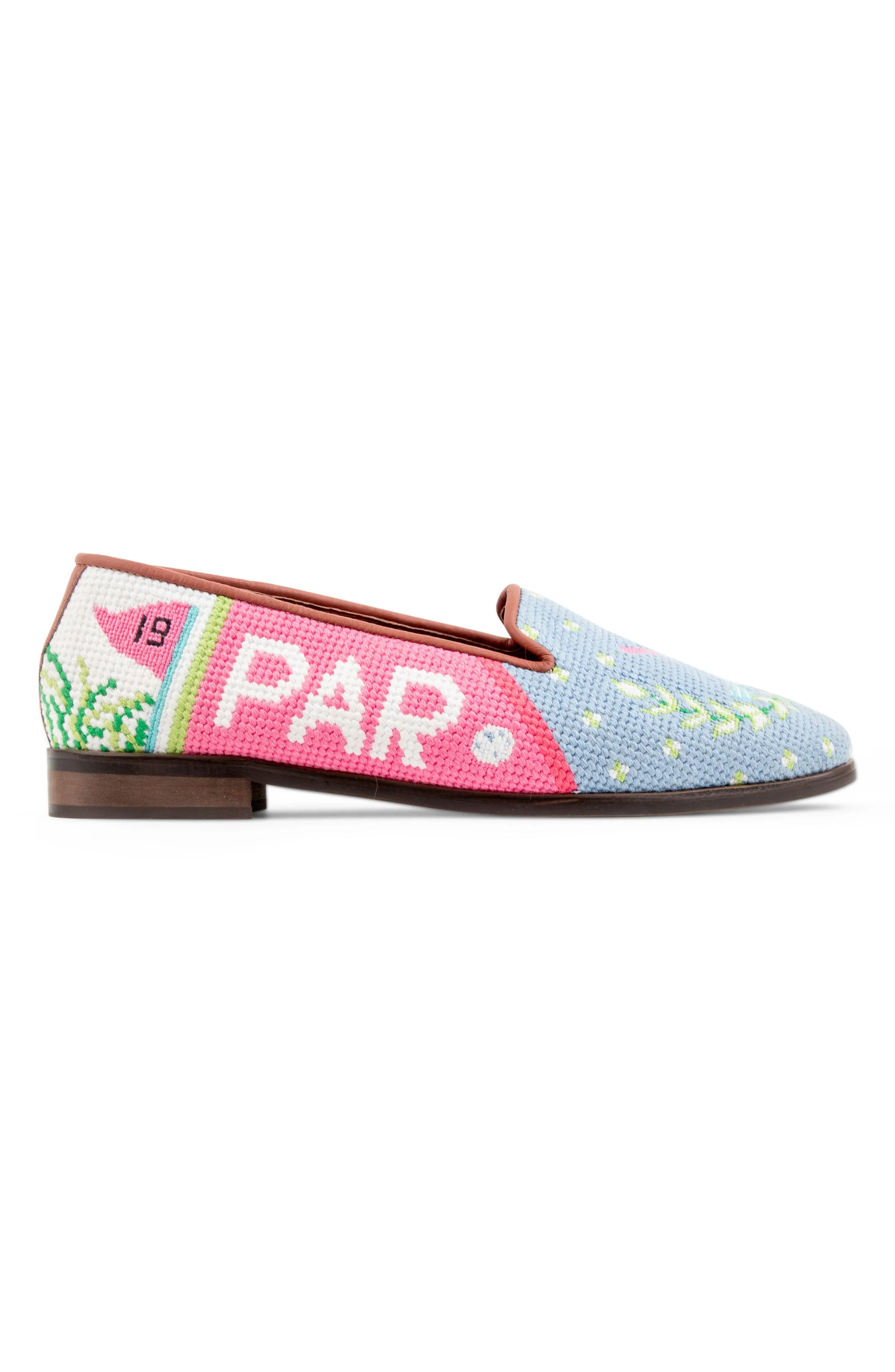 Needlepoint Loafer in Golf