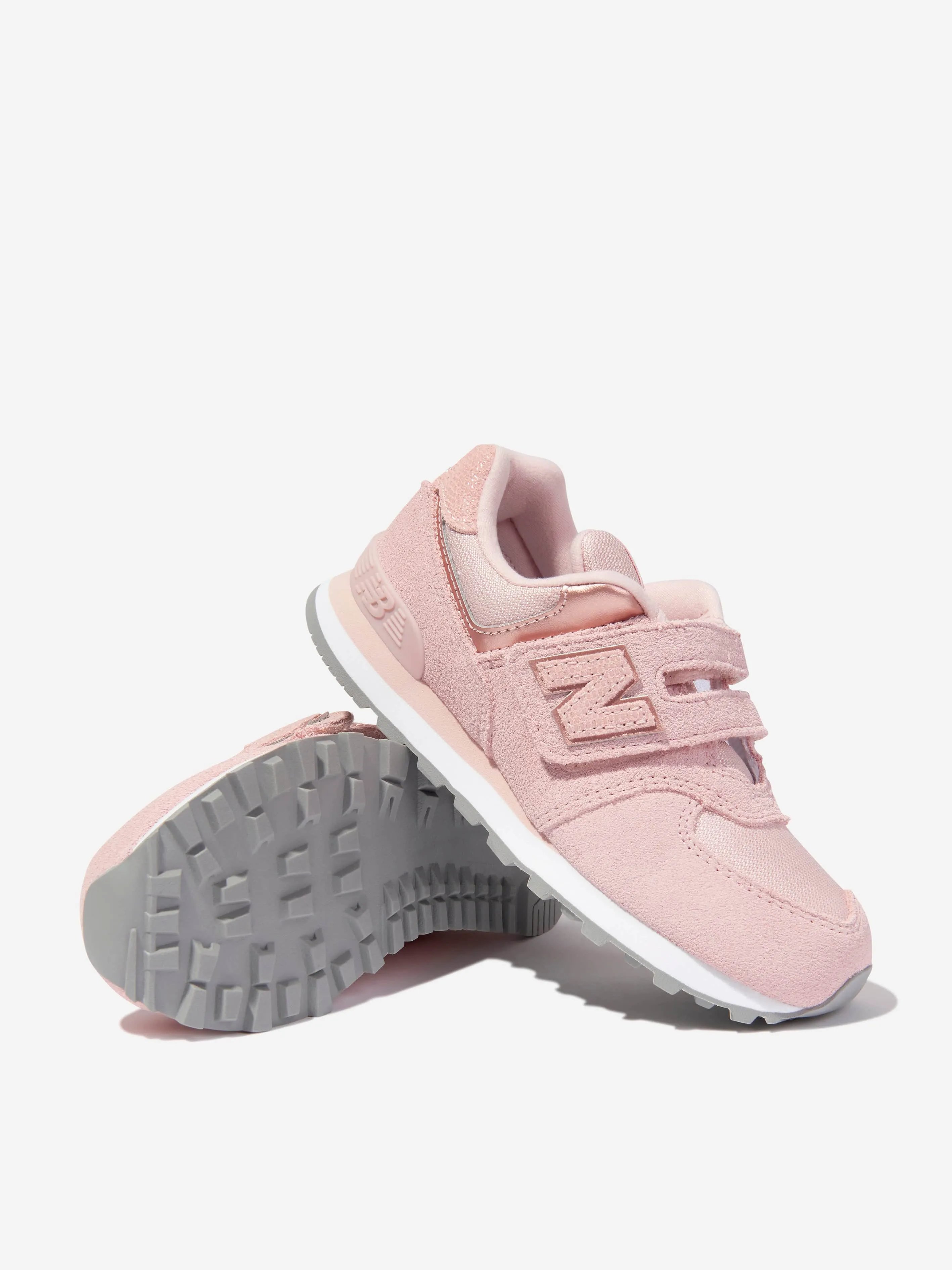 New Balance Girls 574 Pre Velcro Trainers