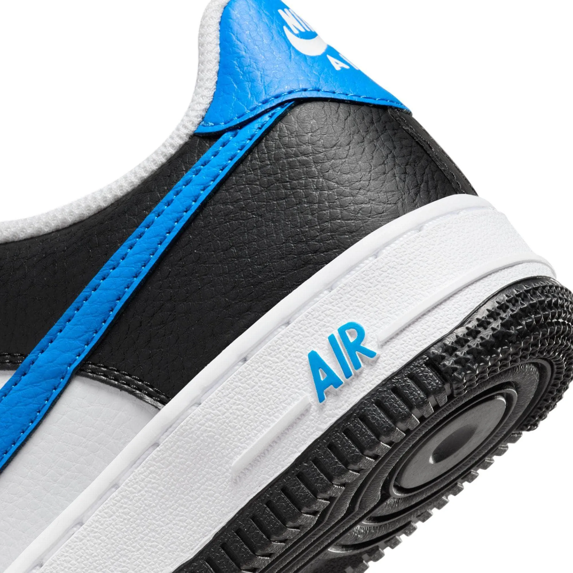 Nike Air Force 1 “Black/Royal Blue” - Boy's GS