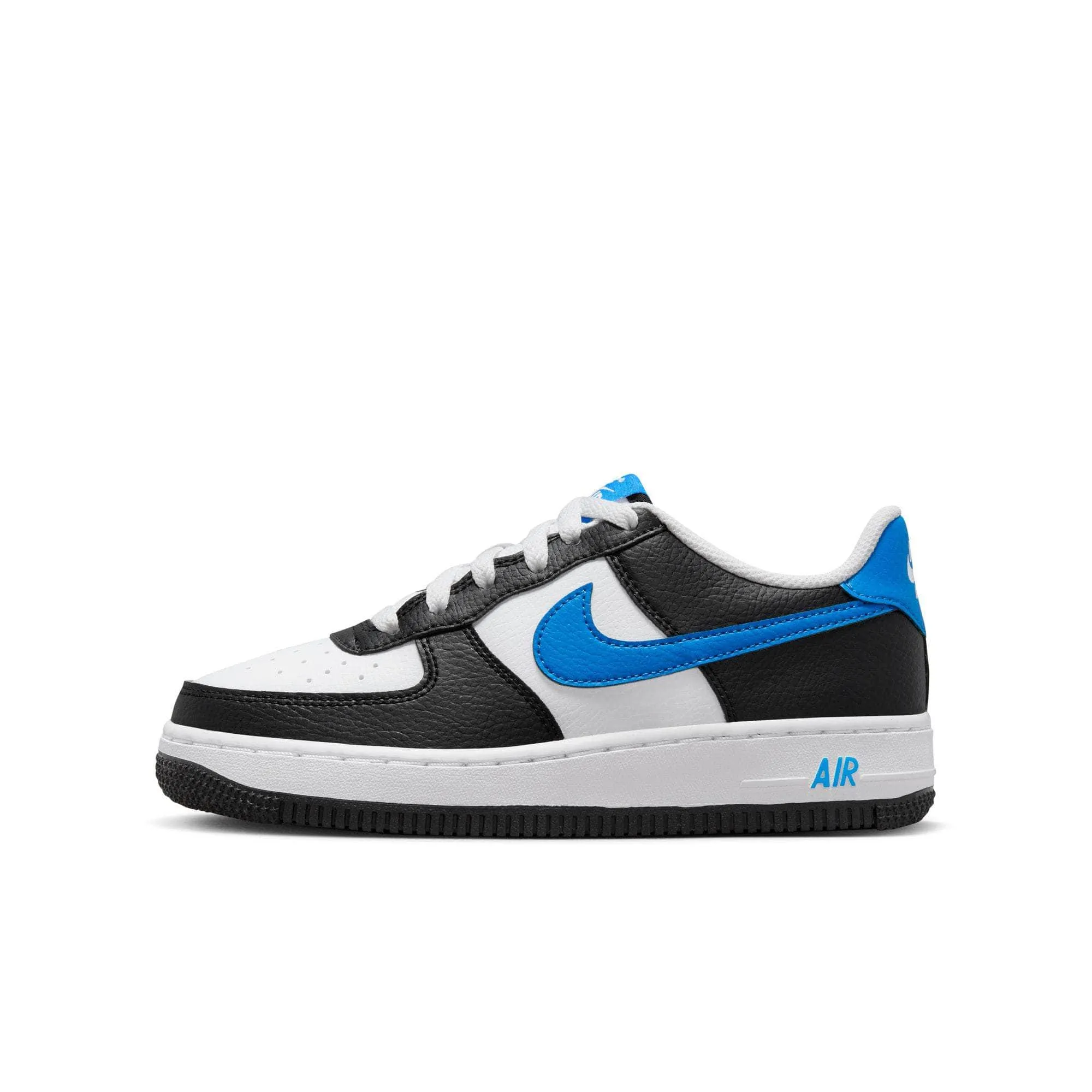 Nike Air Force 1 “Black/Royal Blue” - Boy's GS