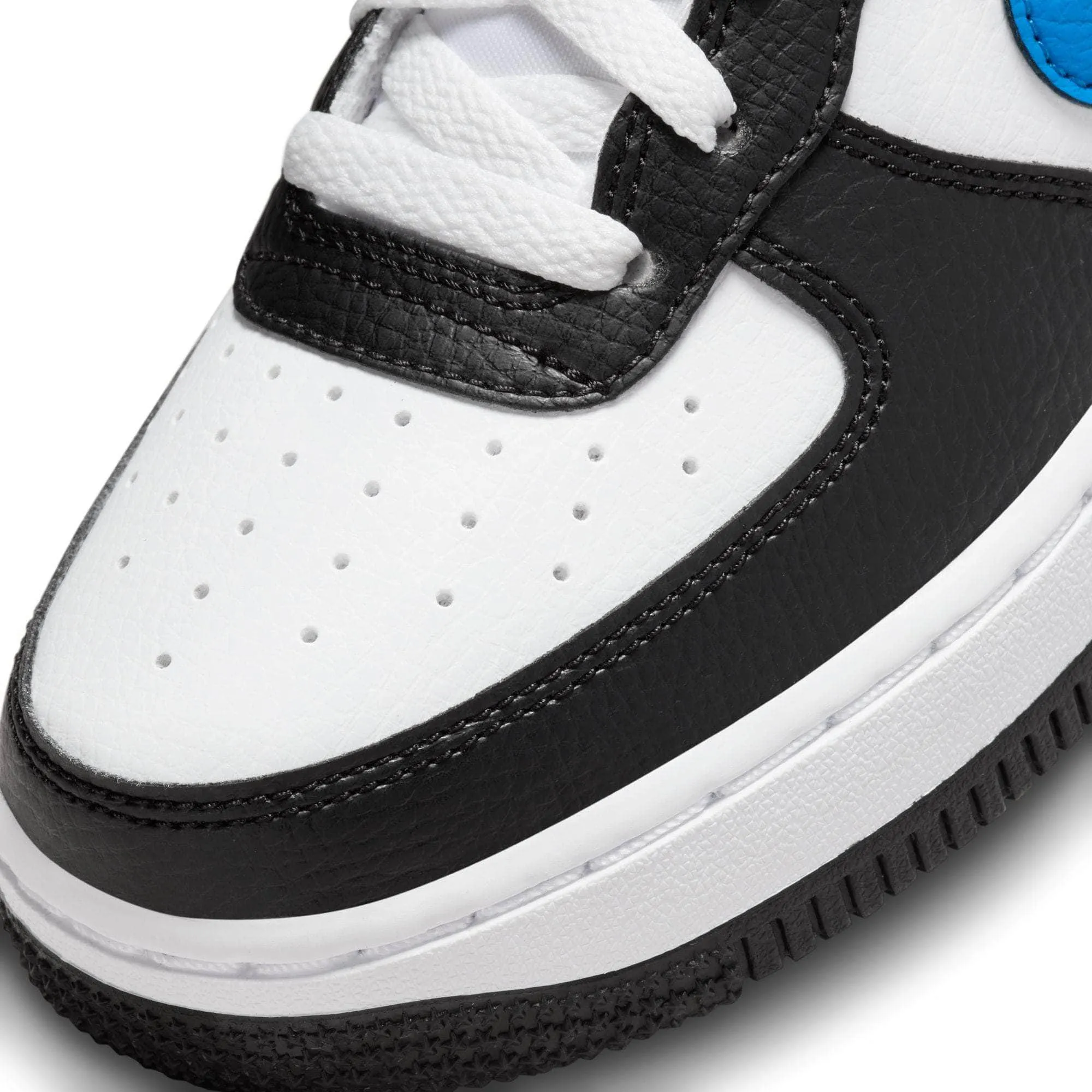 Nike Air Force 1 “Black/Royal Blue” - Boy's GS