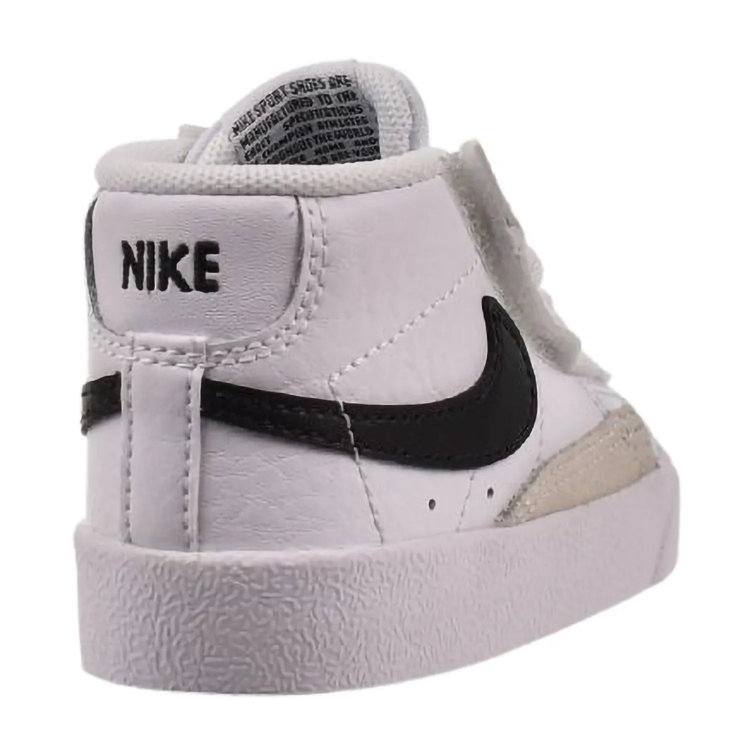 Nike Blazer Mid 77 (TD) Toddler Shoes White-Black