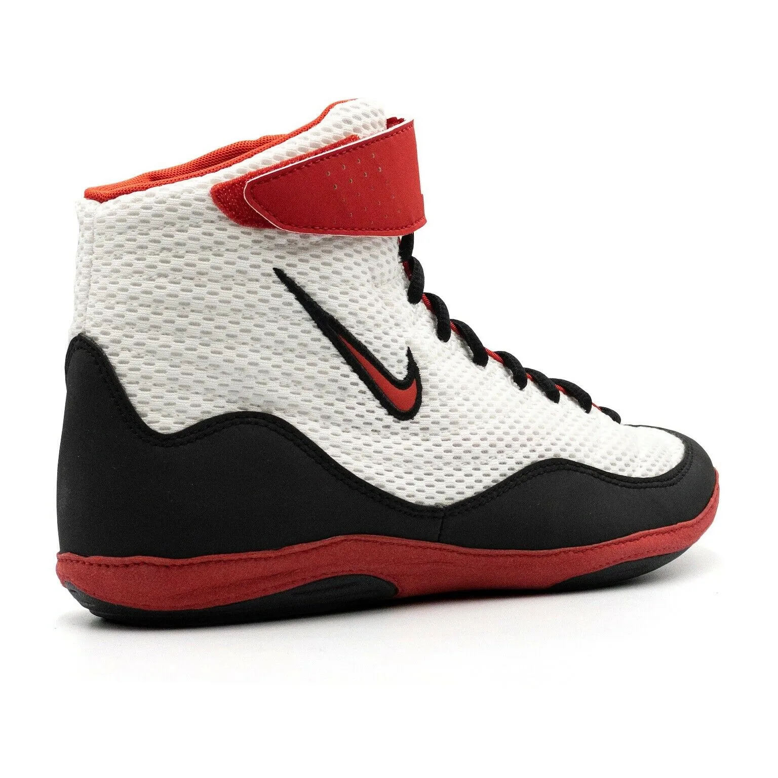 NIKE INFLICT3 WRESTLING PROFESSIONAL BOXING SHOES BOXING BOOTS US 8.5-10.5 White Red