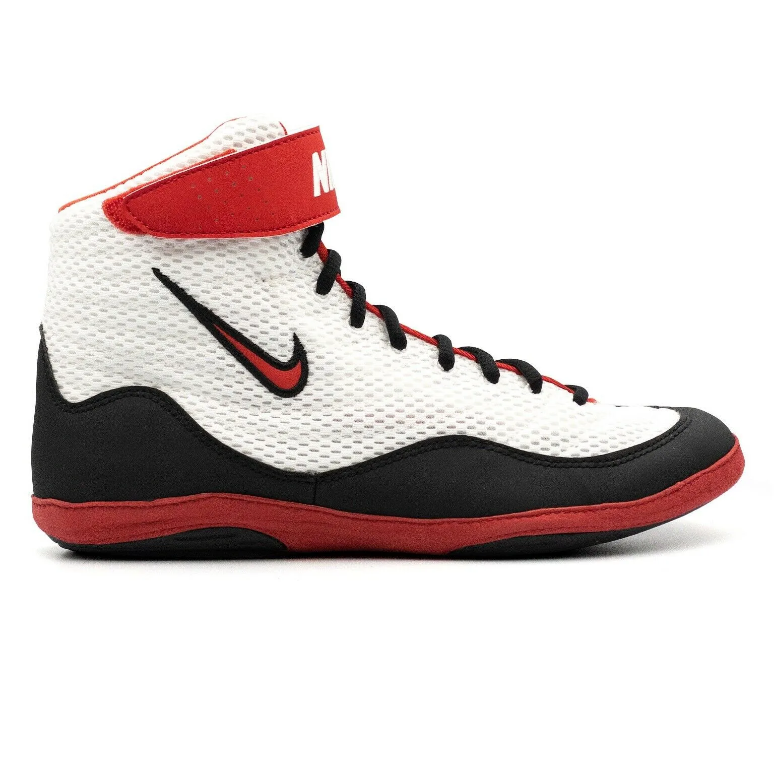 NIKE INFLICT3 WRESTLING PROFESSIONAL BOXING SHOES BOXING BOOTS US 8.5-10.5 White Red