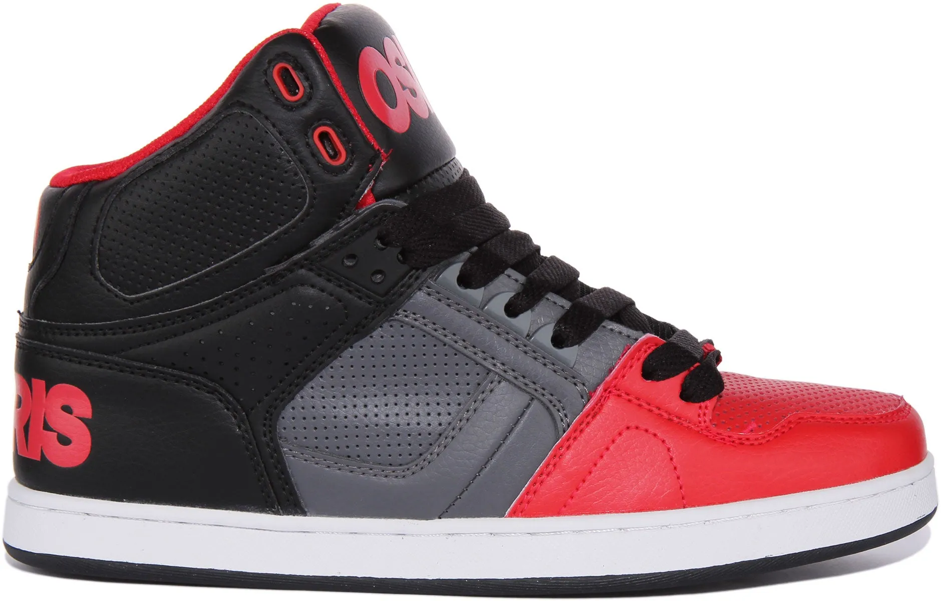 Osiris Nyc 83 Clk In Black Red For Men