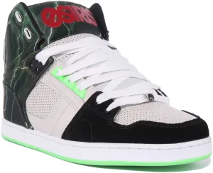 Osiris Nyc 83 Clk In White Green For Men