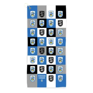 Personalised Birmingham City Chequered Golf Towel