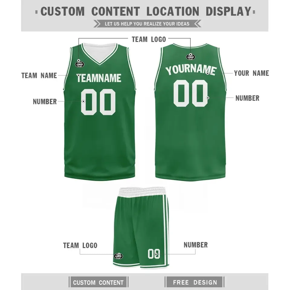 Personalized Basketball Jerseys and Shorts, Custom Breathable and Comfortable Team Uniform