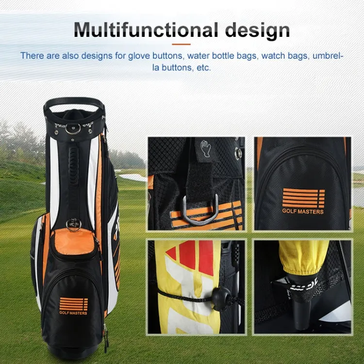 PGM Golf Nylon Lightweight Bag with Holder(Black White)