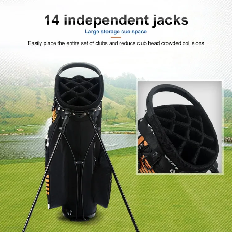 PGM Golf Nylon Lightweight Bag with Holder(Black White)