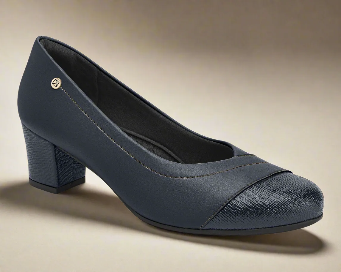 Piccadilly Ref: 110164-006 Navy Business Court Shoe with Medium Heel - The Perfect Fusion of Elegance and Comfort for Your Professional Wardrobe