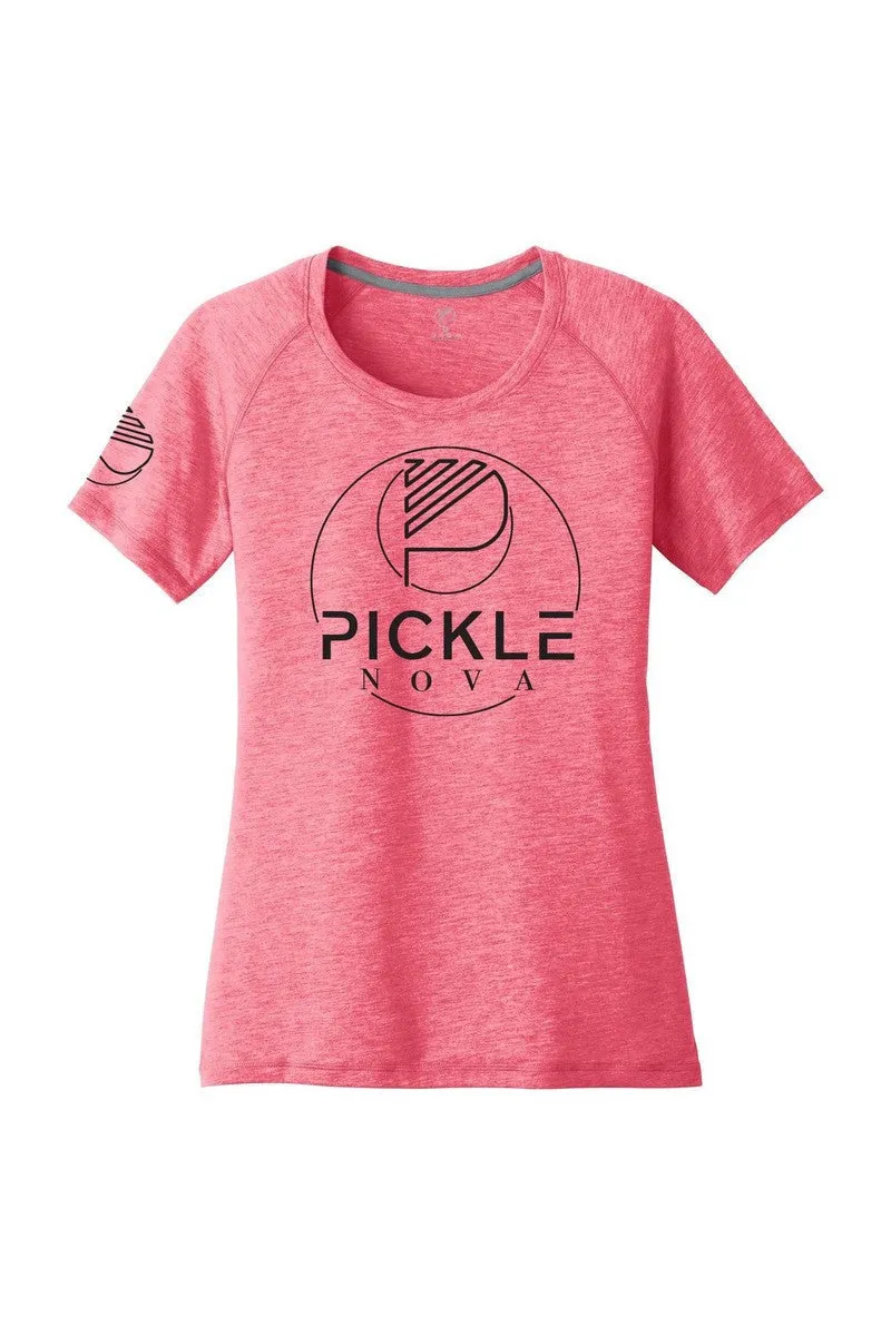 PN 2.0 Tre-Blend Performance Neck Tee - Pink Raspberry  Heather