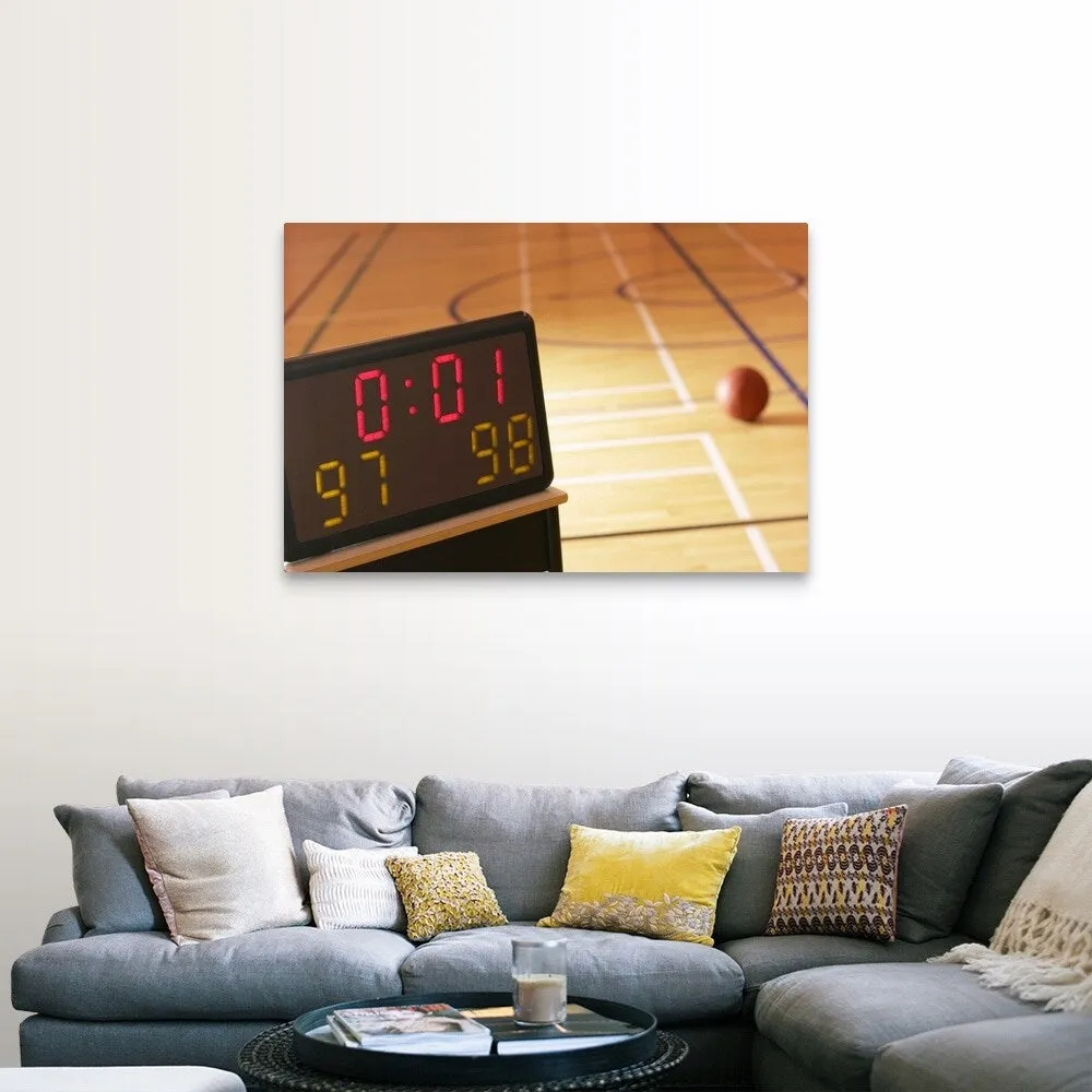 "Basketball court" Canvas Wall Art