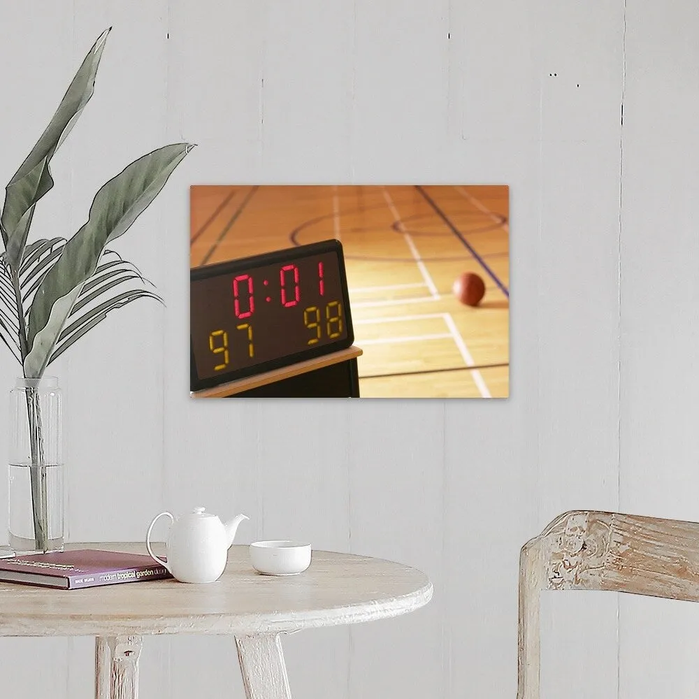 "Basketball court" Canvas Wall Art