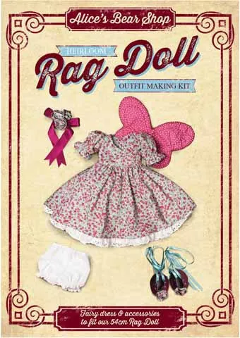 Rag Doll Outfit Making Kit - Fairy Outfit to fit our 54cm Rag Doll With or Without Pattern